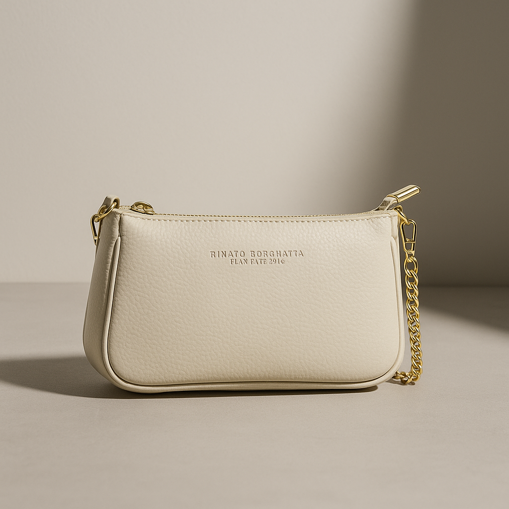 Kleine Dames Tas van Echt Leer – Made in Italy – Stijlvolle Handtas voor Dames