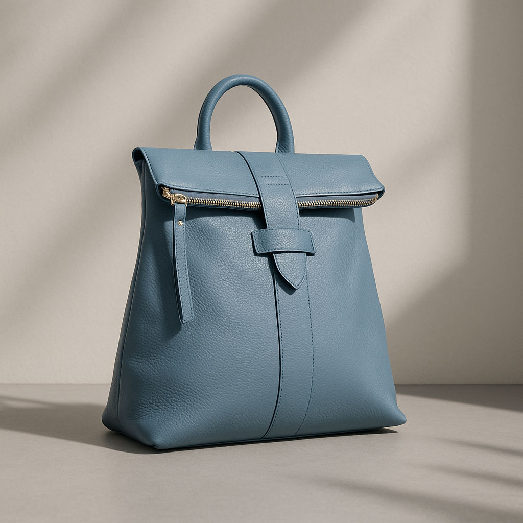 Stijlvolle en Duurzame Leren Rugzak voor Dames