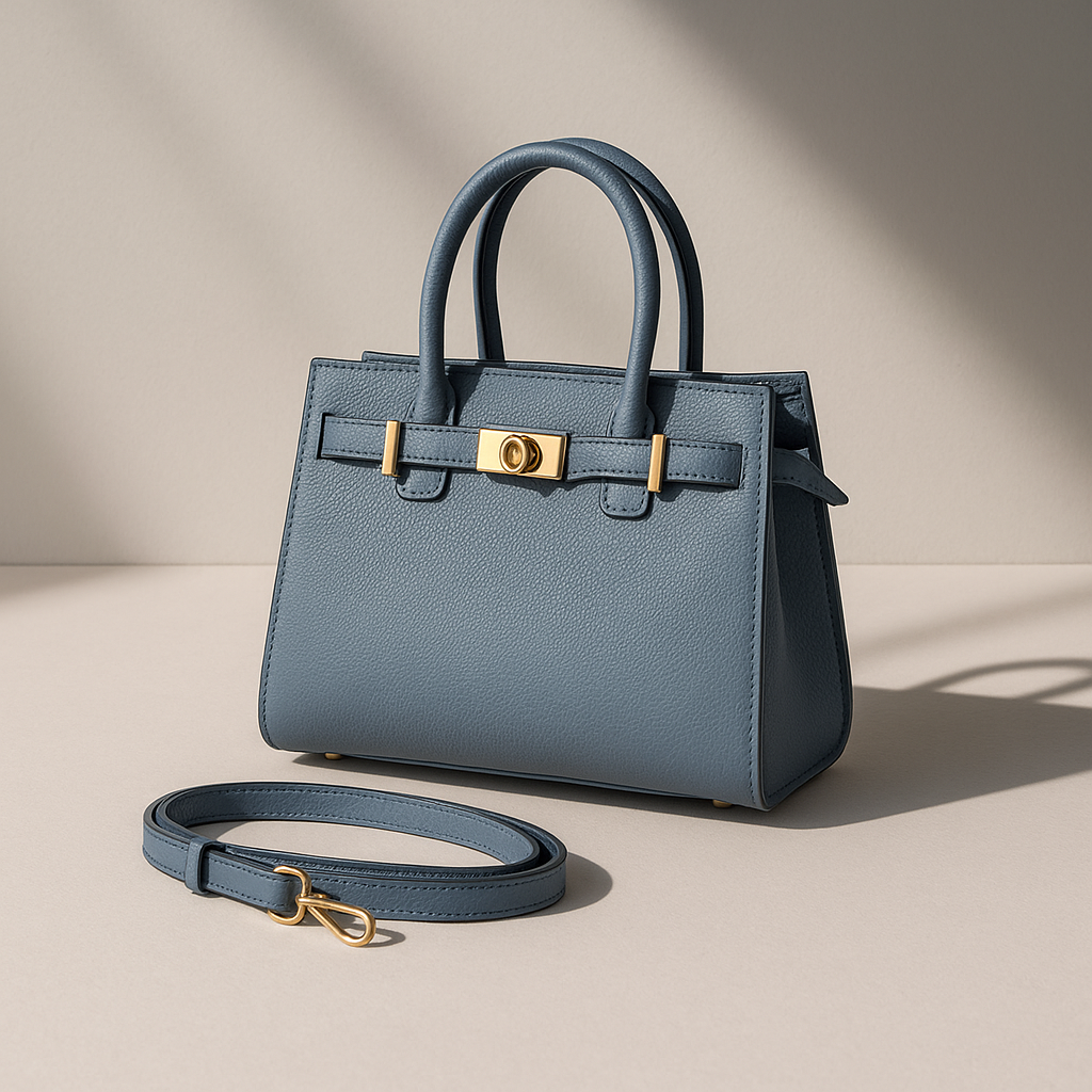 Italiaanse Handtas van Echt Leer met Luxe Afwerking in Diverse Stijlvolle Kleuren